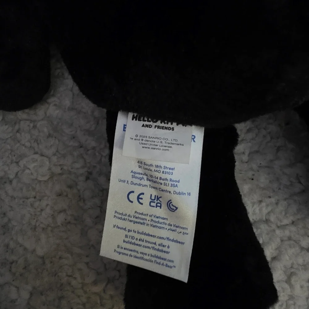 Build-A-Bear Sanrio Chococat Black Cat with matching Sleeper- BNWT 2024